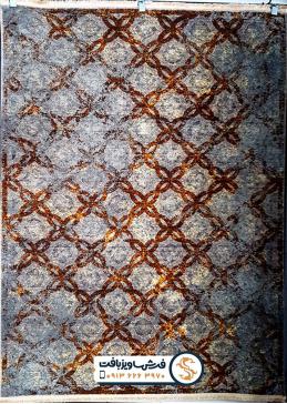 فرش مدرن سبک بافت کلاریس طلایی 700 شانه