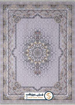 فرش 1200 شانه گل برجسته با نقش ترنج شاه عباسی